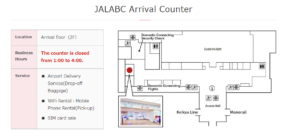 JAL ABC counter Map